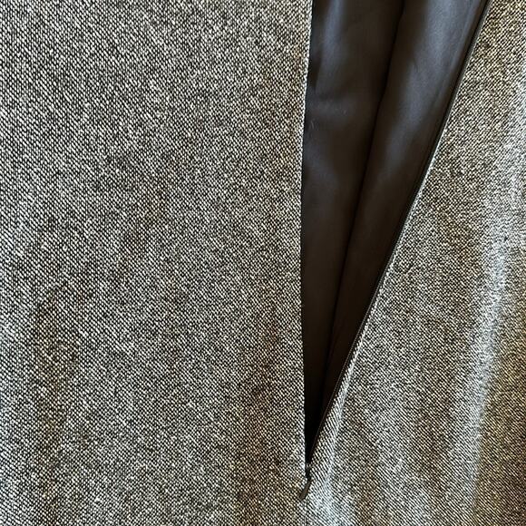 Banana Republic NWT Wool Blend Mock Neck Preppy Mini Fitted Modest Dress ZZ2 - Picture 10 of 11